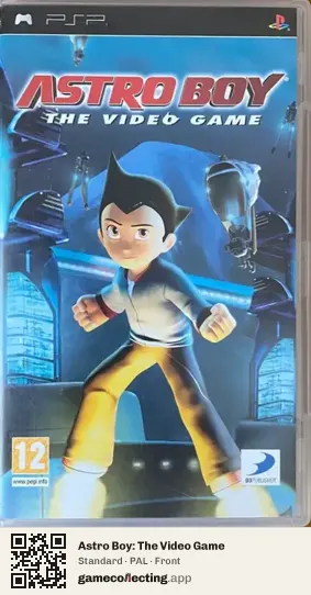 Astro Boy: The Video Game PlayStation Portable, PAL box front
