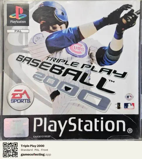 Triple Play 2000 PlayStation, PAL box front