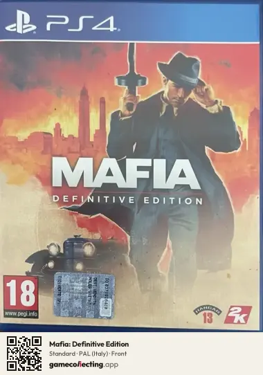 Mafia: Definitive Edition PlayStation 4, Italy box front
