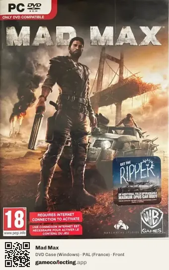 Mad Max Computer, France box front