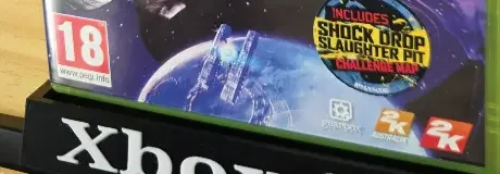 Borderlands: The Pre-Sequel!, the PEGI square on its front