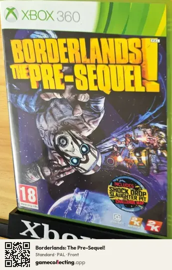 Borderlands: The Pre-Sequel! Xbox 360, PAL box front