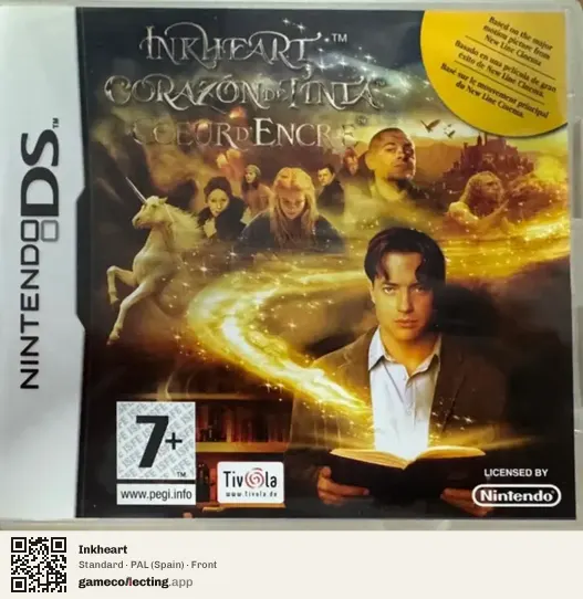 Inkheart Nintendo DS, Spain box front