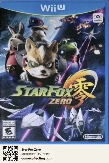 Star Fox Zero Nintendo Wii U, NTSC box front