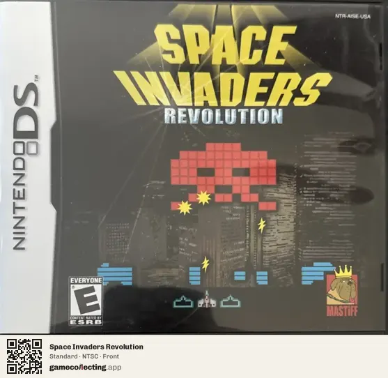 Space Invaders Revolution Nintendo DS, NTSC box front