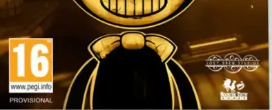 Bendy and the Ink Machine, the PEGI square on its front