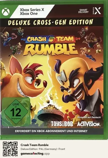 Crash Team Rumble Xbox Series X, Germany box front