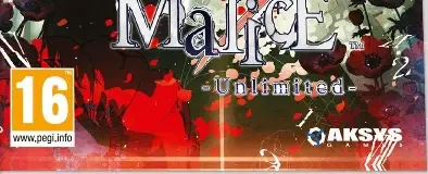 Collar x Malice: Unlimited, the PEGI square on its front