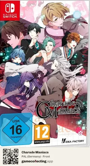 Charade Maniacs Nintendo Switch, Germany box front