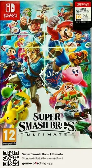 Super Smash Bros. Ultimate Nintendo Switch, Germany box front