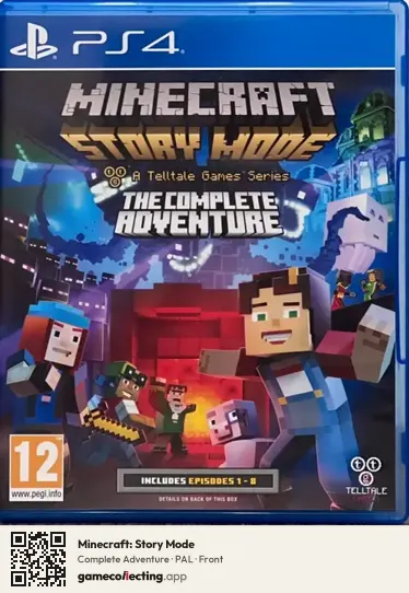 Minecraft: Story Mode PlayStation 4, PAL box front