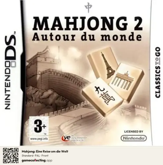 Mahjong: Eine Reise um die Welt Nintendo DS, PAL box front