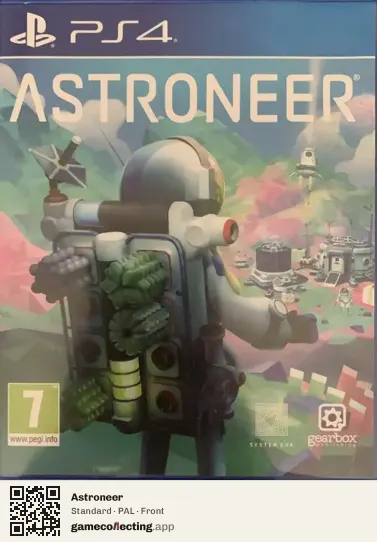Astroneer PlayStation 4, PAL box front