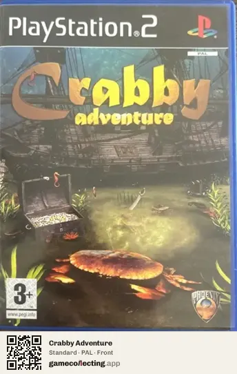 Crabby Adventure PlayStation 2, PAL box front