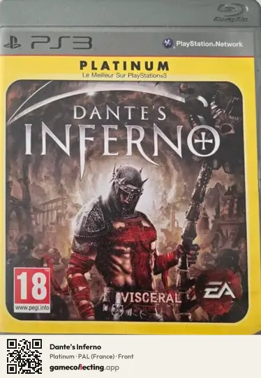 Dante's Inferno PlayStation 3, France box front
