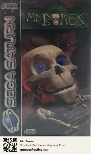 Mr. Bones Sega Saturn, United Kingdom box front