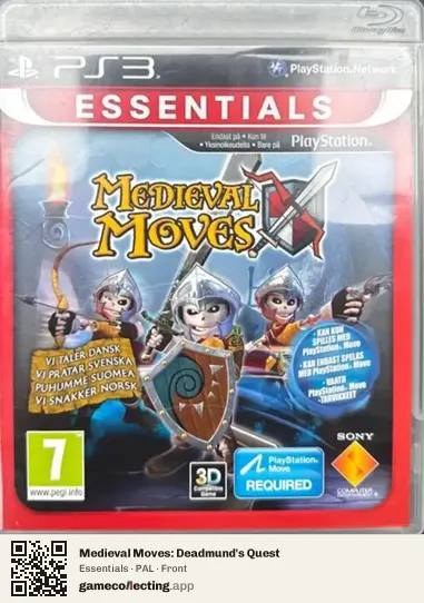 Medieval Moves: Deadmund's Quest PlayStation 3, PAL box front