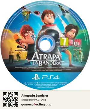 Atrapa la Bandera PlayStation 4, PAL disc