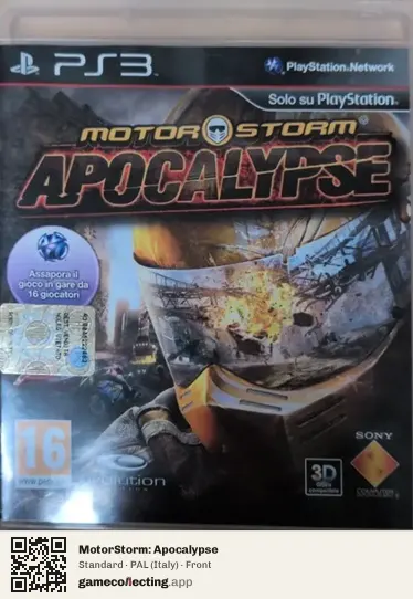 MotorStorm: Apocalypse PlayStation 3, Italy box front