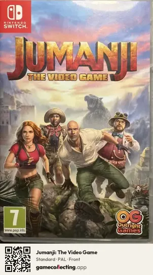 Jumanji: The Video Game Nintendo Switch, PAL box front