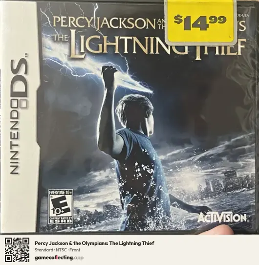 Percy Jackson & the Olympians: The Lightning Thief Nintendo DS, NTSC box front
