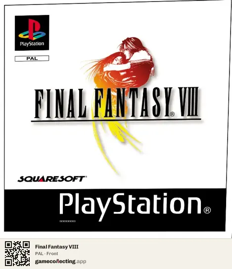 Final Fantasy VIII PlayStation, PAL box front
