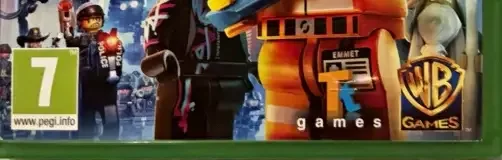 The LEGO Movie Videogame, the PEGI square on its front