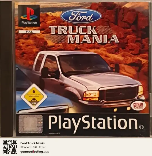 Ford Truck Mania PlayStation, PAL box front