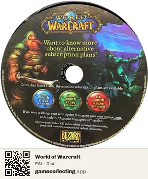 World of Warcraft Computer, PAL disc