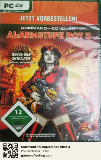 Command & Conquer: Red Alert 3 Computer, Germany box front