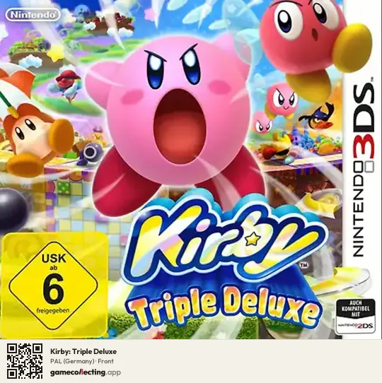 Kirby: Triple Deluxe Nintendo 3DS, Germany box front