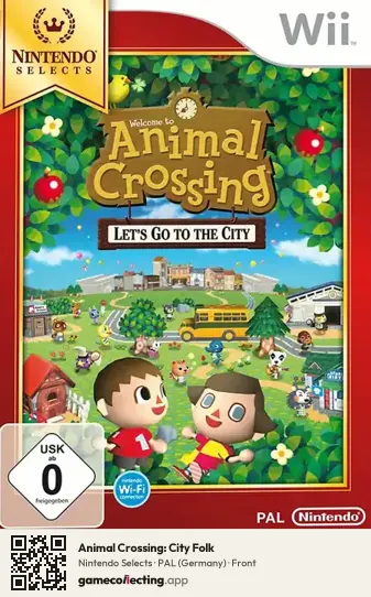Animal Crossing: City Folk Nintendo Wii, Germany box front