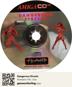 Dangerous Streets Amiga CD32, PAL disc