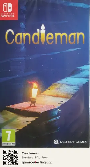Candleman Nintendo Switch, PAL box front