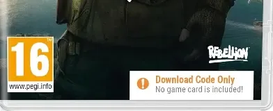 Sniper Elite 4, the PEGI square on its front