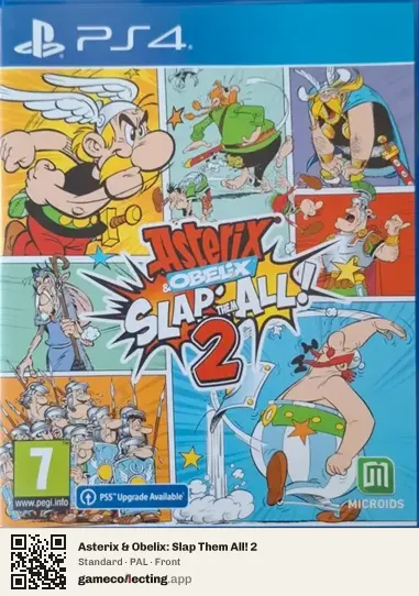 Asterix & Obelix: Slap Them All! 2 PlayStation 4, PAL box front