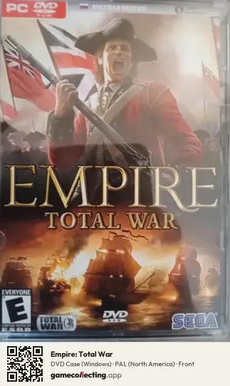 Empire: Total War Computer, North America box front