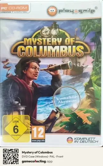 Mystery of Columbus Computer, PAL box front