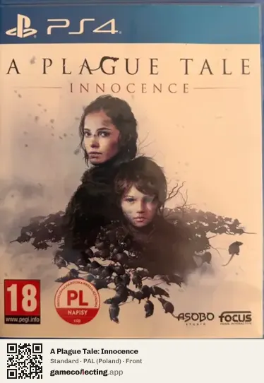 A Plague Tale: Innocence PlayStation 4, Poland box front