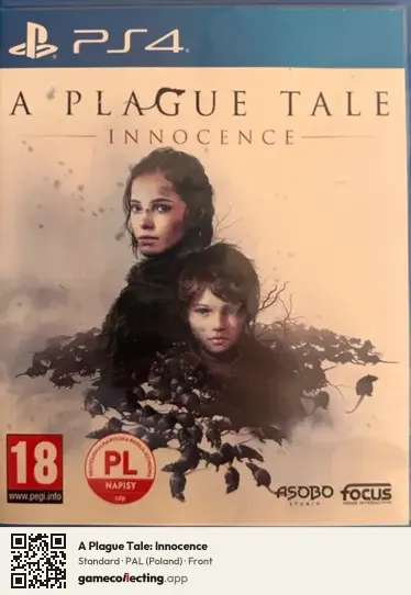 A Plague Tale: Innocence PlayStation 4, Poland box front