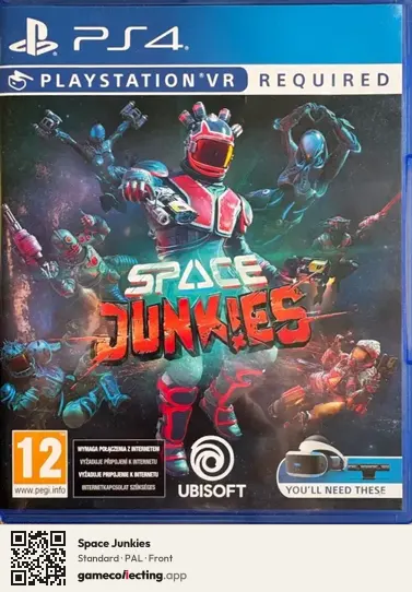 Space Junkies PlayStation 4, PAL box front