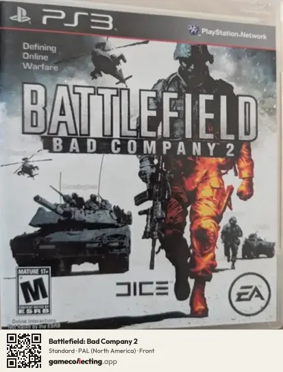 Battlefield: Bad Company 2 PlayStation 3, North America box front