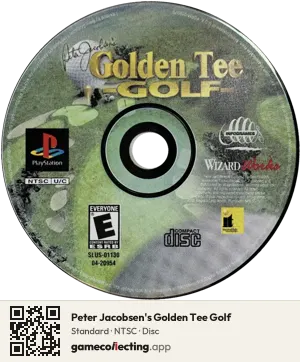 Peter Jacobsen's Golden Tee Golf PlayStation, NTSC disc