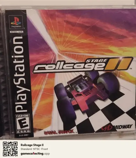Rollcage Stage II PlayStation, NTSC box front