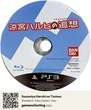 Suzumiya Haruhi no Tsuisou PlayStation 3, Asia disc