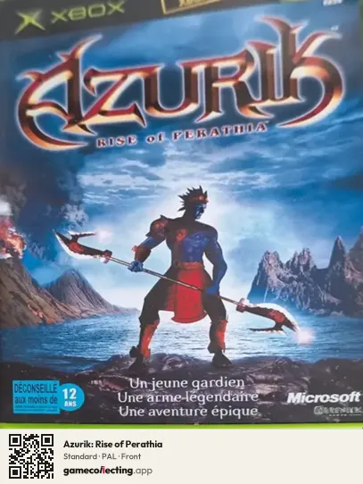 Azurik: Rise of Perathia Xbox, PAL box front