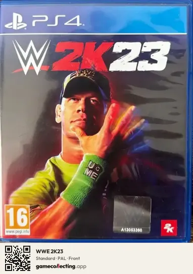 WWE 2K23 PlayStation 4, PAL box front