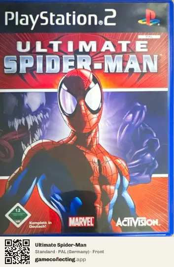 Ultimate Spider-Man PlayStation 2, Germany box front