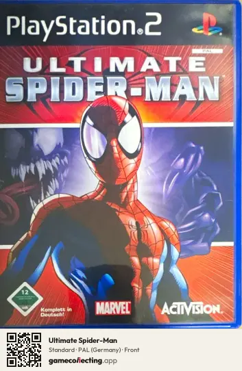 Ultimate Spider-Man PlayStation 2, Germany box front