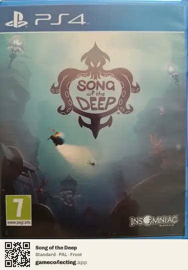 Song of the Deep PlayStation 4, PAL box front